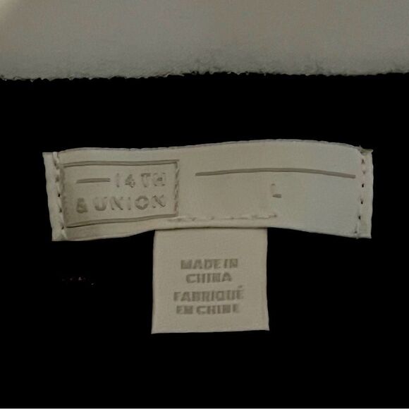 Women's Nordstrom 14th & Union Black Sweater with Ruffle at Wrist - Picture 5 of 7